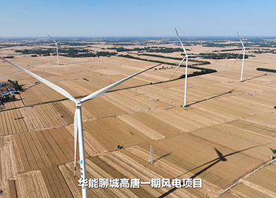 华能聊城高唐风电一期100MW工程项目